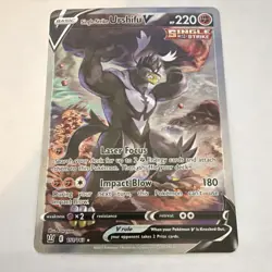 Pokemon Single Strike Urshifu V 151/163 Ultra Rare Holo Battle Styles 220 HP - Image 1