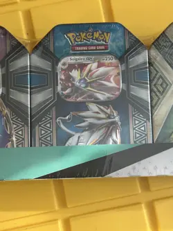NEW Factory Sealed POKEMON 3 Pack Tins Lunala Solgaleo Tapu Bulu GX - Image 5