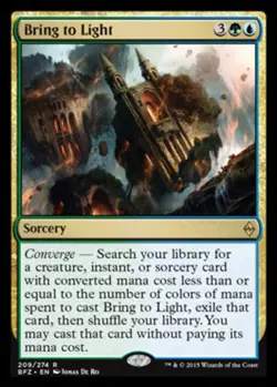 Slightly Played, English - 4 x MTG Bring to Light Battle for Zendikar - Image 1