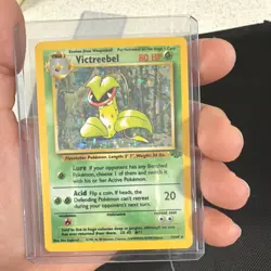 Pokemon Victreebel Jungle 14/64 Holo Unlimited Holo Rare 80 HP Grass Stage 2 - Image 1