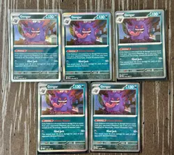 Pokemon TCG Perfect Order Gengar Holo 050/088 Lot Of 5 - Image 1