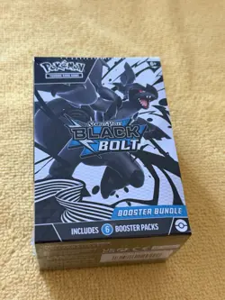 Pokemon TCG Scarlet & Violet—Black Bolt Booster Bundle Box English 2025 - Image 1