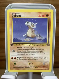Pokemon TCG Cubone Jungle Card 50/64 Regular Common 1st Edition - Image 1