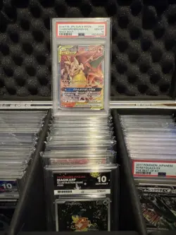 Pokemon TCG Charizard Braixen GX Tag Team Card 008/064 Japanese - GRADED PSA 10 - Image 2