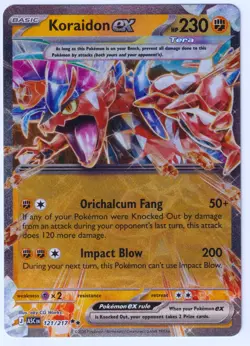 Koraidon ex Double Rare ME: Ascended Heroes 121/217 NM Pokemon TCG - Image 1