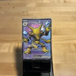 Pokemon Alakazam EX 188/165 Sv: Scarlet & Violet 151 Full Art Ultra Rare Holo - Image 1
