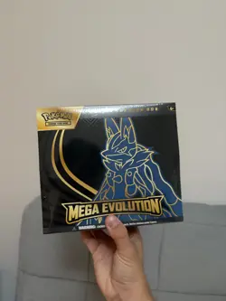 Pokemon Mega Evolution Lucario ETB Elite Trainer Box Factory Sealed New - Image 1