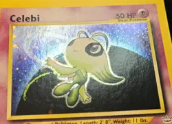Celebi 3/64 Holo Rare 2001 Neo Revelation Wizards Of The Coast WOTC Pokemon LP - Image 3