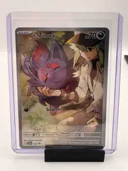 The Pokemon Company N's Zorua 189 SVP Black Star Promo Holo Basic 70 HP English - Image 1