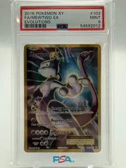2016 POKEMON XY FA/MEWTWO EXEVOLUTIONS - Image 1