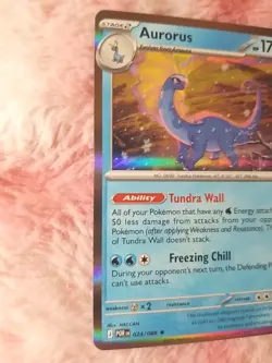 Pokemon Aurorus 024/088 ME03: Perfect Order Rare Holo Card TCG - Image 2