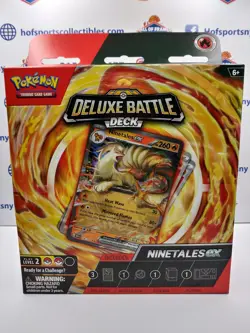 2024 POKEMON DELUXE BATTLE DECK! NINETAILS EX! - Image 1