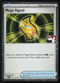 Pokemon Mega Signal 121/132 Prize Pack Series 8 Cosmo Holo Pack Fresh - NM - Image 1