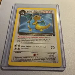 Pokemon Dark Dragonite TCG Card 22/82 Non-Holo - Image 1