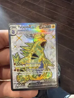 Tyranitar ex 211/197 Obsidian Flames Ultra Rare Full Art Pokemon - Image 1