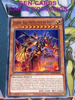CARTE Yu Gi Oh JIZUKIRU, KAIJU DESTRUCTEUR DES ETOILES SDCS-FR019 1ere - Image 1