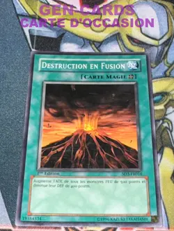 CARTE Yu Gi Oh DESTRUCTION EN FUSION SD3-FR016 1ere edition GOOD D20 - Image 1