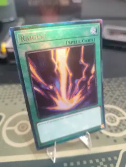 RA05-EN110 Raigeki Ultimate Rare 1st Ed YuGiOh - Image 1