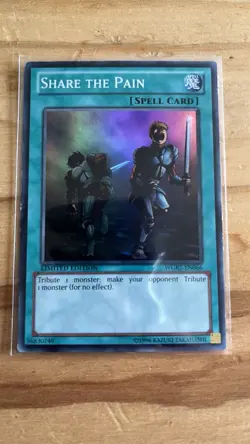 Yugioh - Share the Pain (WGRT-EN066) - Super Rare NM - Image 1