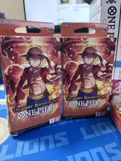 One Piece 28 Piece Sealed Lot Starter Deck Treasure Booster Set Tins Boosters - Image 2