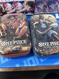 One Piece 28 Piece Sealed Lot Starter Deck Treasure Booster Set Tins Boosters - Image 3