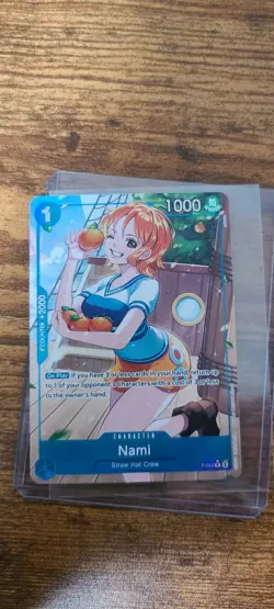 Nami (P-053) (Full Art) P-053 Premium Booster The Best Foil PRB01 One Piece - Image 1