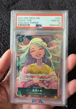 Kozuki Toki OP02-031 Box Topper 2022 One Piece PSA 10 (Japanese) - Image 1