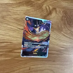 One Piece | Sabo | PRB02-014 | Super Rare (SR) | NM - Pack Fresh - Image 2