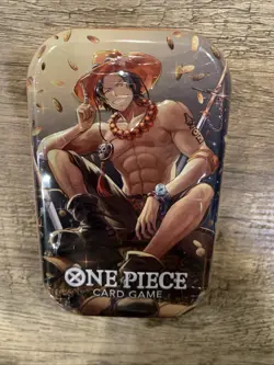 One Piece Tin Pack Set Vol. 2 Ace - Bandai TCG Volume Two - SEALED - Image 1
