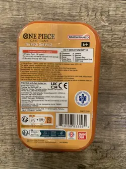 One Piece Tin Pack Set Vol. 2 Ace - Bandai TCG Volume Two - SEALED - Image 2
