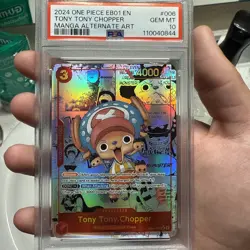 Tony Tony Chopper 2024 One Piece Eb01 #EB01-006 Manga Art PSA 10 - Image 1