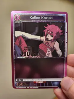 Union Arena - Kallen Kozuki - Foil Judge Promo Prize - Code Geass Anime Waifu - Image 1