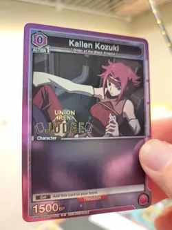 Union Arena - Kallen Kozuki - Foil Judge Promo Prize - Code Geass Anime Waifu - Image 3