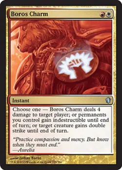 Slightly Played, English - 1 x MTG Boros Charm Commander 2013 - Image 1