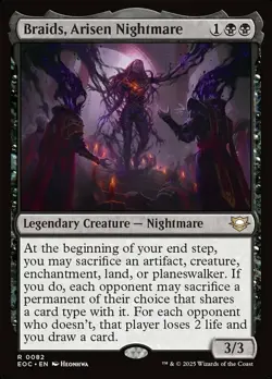 Mint/Near-Mint, English - 1 x MTG Braids, Arisen Nightmare Commander: Edge of Et - Image 1