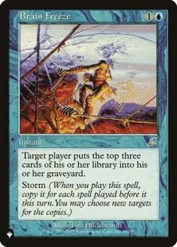 Mint/Near-Mint, English - 1 x MTG Brain Freeze Mystery Booster/The list - Image 1