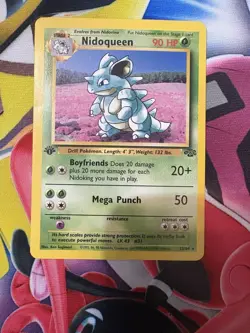 Pokemon TCG Nidoqueen Jungle 23/64 1st Edition Non-Holo Rare Vintage WOTC! - Image 1