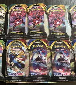 x20 Pokemon Sword and Shield Sleeved Booster Pack Lot - Image 3