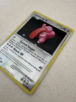 Pokemon/Nintendo Lickitung 80/127 Platinum Holo 90 HP Basic English - Image 4