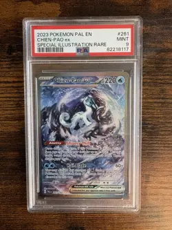 Chien-Pao ex #261/193 Pokemon S&V Paldea Evolved Special Illustration Rare PSA 9 - Image 1