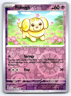 Pokemon Fidough SV01: Scarlet & Violet Base Set SVI Common Reverse Holofoil 098/ - Image 1