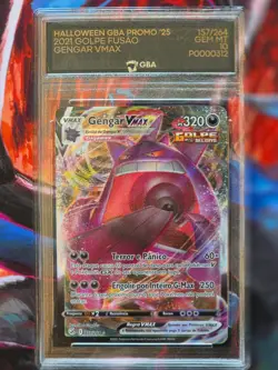 Pokemon Gengar VMAX 157/264 Fusion Strike Portuguese GBA 10 GEM MINT - Image 1