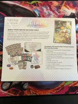 Pokemon TCG Scarlet & Violet Prismatic Evolutions Elite Trainer Box- SEALED - Image 2