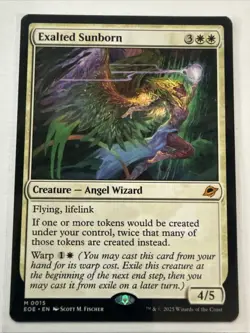 MTG Exalted Sunborn 0015 EOE Regular NM - Image 1