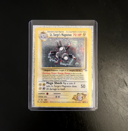 Lt. Surge's Magneton 8/132 Holo Rare - Gym Heroes Unlimited 2000 WOTC HP - Image 1