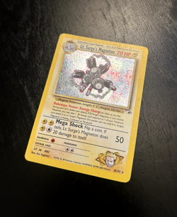 Lt. Surge's Magneton 8/132 Holo Rare - Gym Heroes Unlimited 2000 WOTC HP - Image 3
