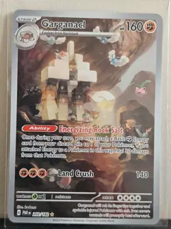 Pokemon TCG Paradox Rift Garganacl Illustration Rare 202/182 - NM/M - Image 1
