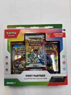 Pokemon TCG: First Partner Illustration Collection: Series 1 New Sealed - Image 1