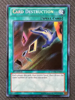 Yugioh Crad Destruction 1st Edition Secret Rare LCYW-EN060 NM - Image 1