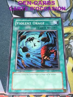 CARTE Yu Gi Oh VIOLENT ORAGE SD4-FR019 1ere edition EXCELLENT V02 - Image 1